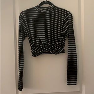 Topshop crop turtleneck